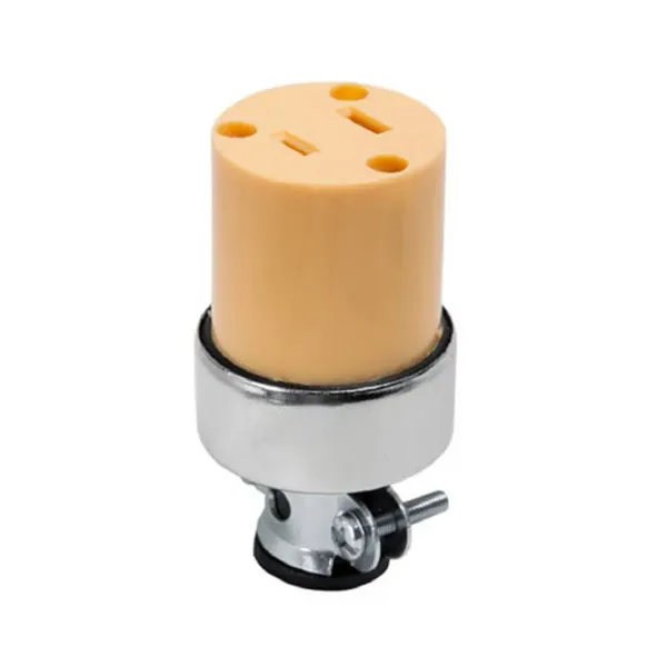 Toma Metal y Vinil Genemax  2P 125V 15A